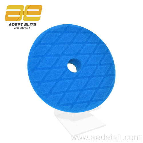 Diamond shape bevel edge foam polishing pad